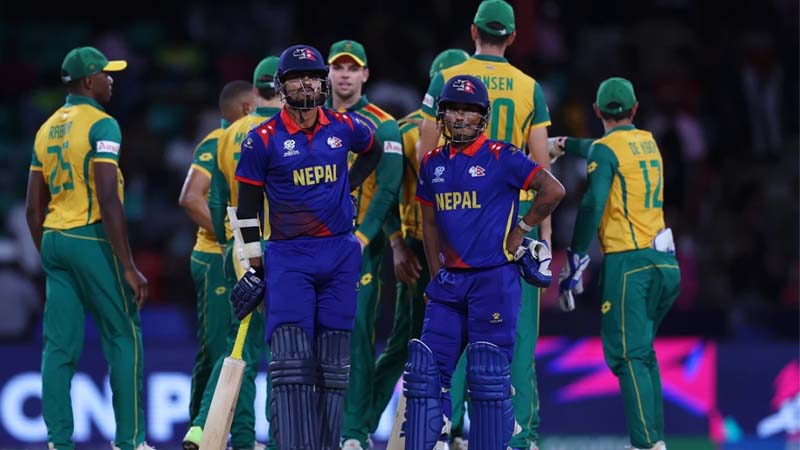T20 World Cup 2024: रोमांचक मुकाबले में दक्षिण अफ्रीका ने नेपाल को एक रन से हराया